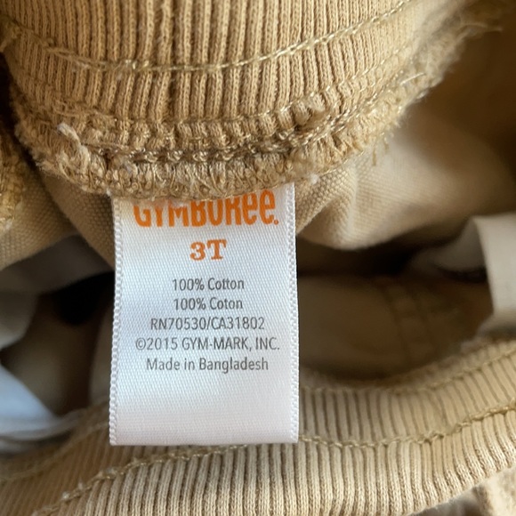 4/$20 Girls Gymboree Cargo Pants Sz 3 - Picture 2 of 3